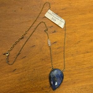 NWT, Labradorite Statement Pendant Necklace